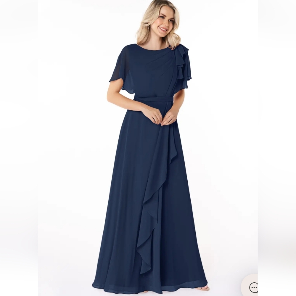 AZAZIE Aaliyah Dress Dark Navy A2